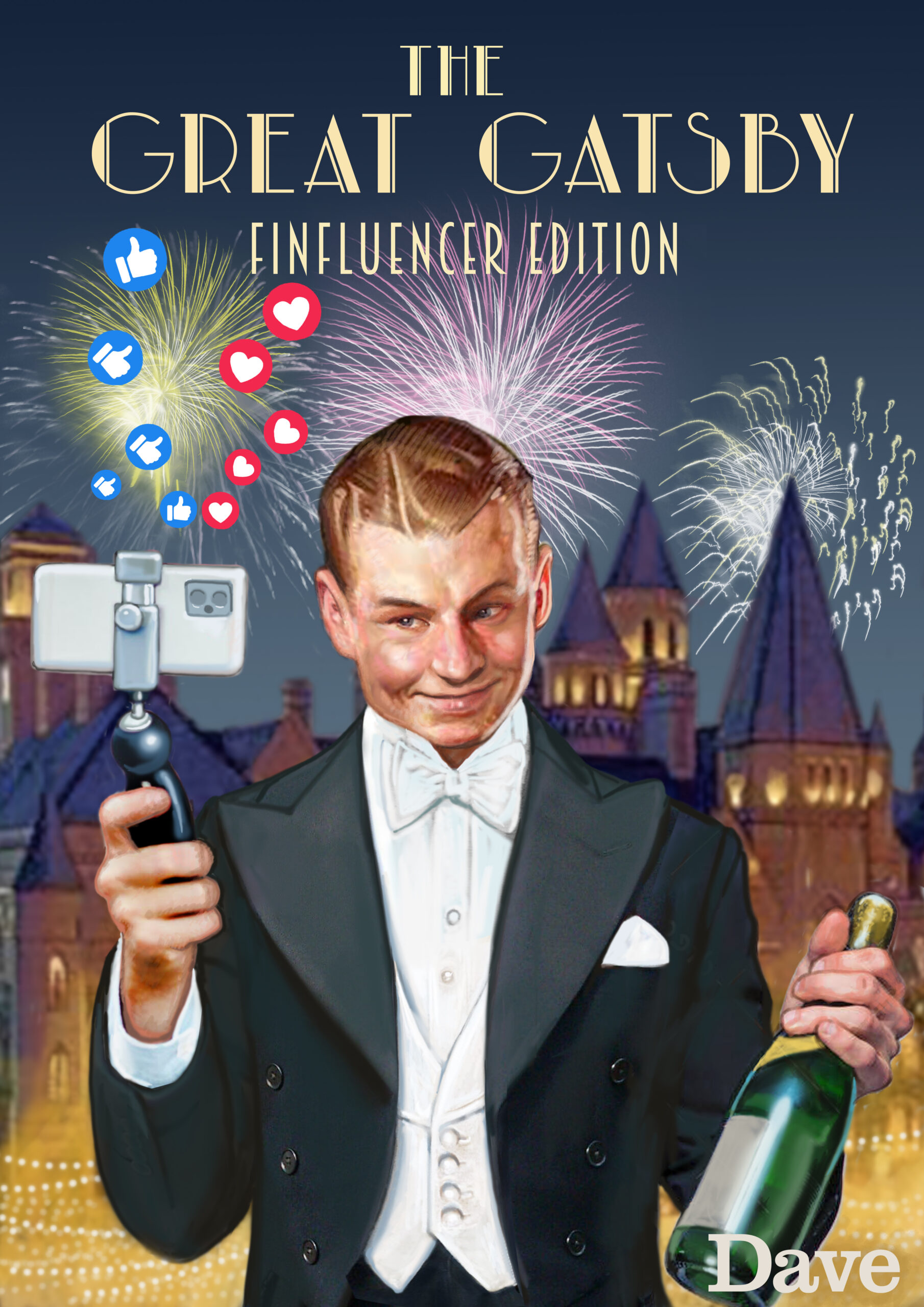 The Great Gatsby mocked up cover