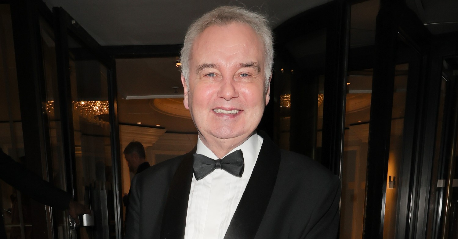 former itv and this morning host eamonn holmes smiling in a tuxedo