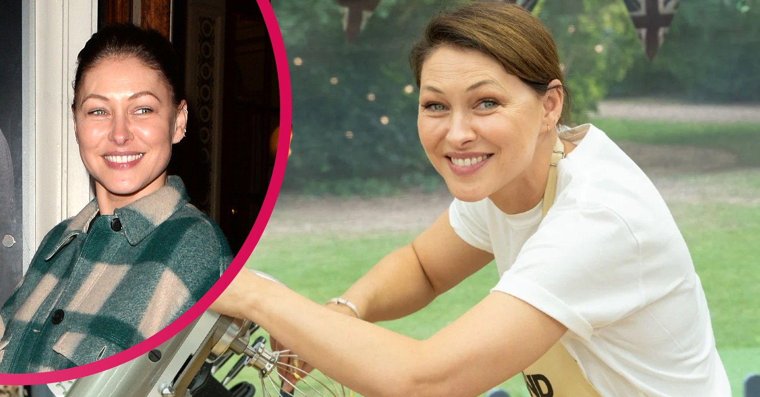 Emma Willis on Celebrity Bake Off