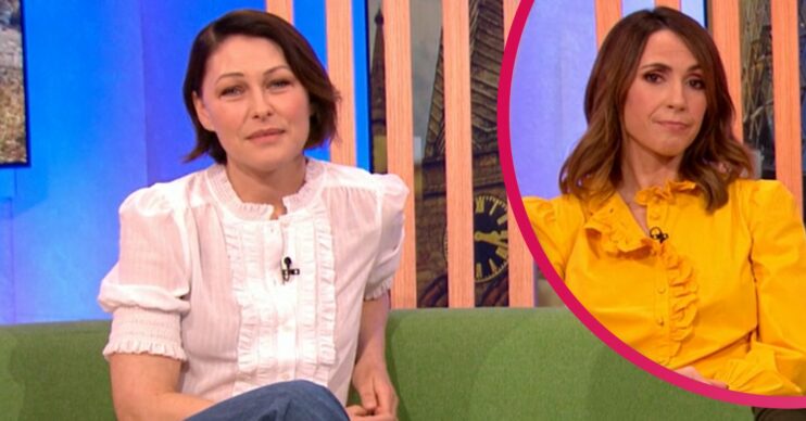 Emma Willis and Alex Jones hosting The One Show