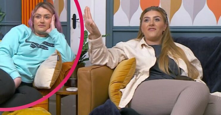 Ellie and Izzi Warner on Gogglebox