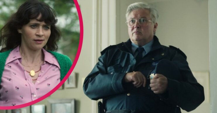 Conleth Hill and Charlene McKenna in Holding, the new ITV drama