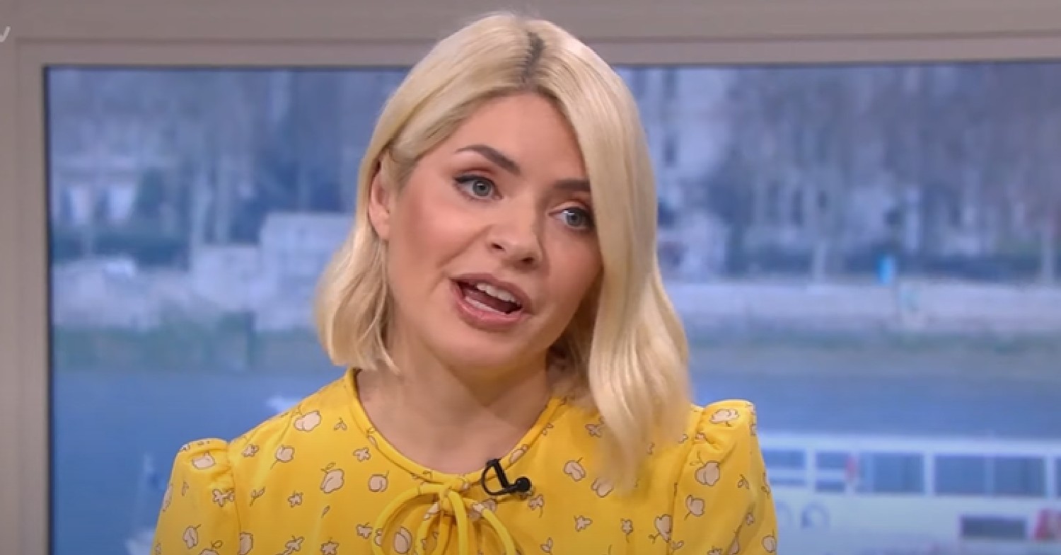 Holly Willoughby wears yellow dress on This Morning today 