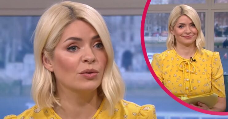 Holly Willoughby wears yellow dress on This Morning today