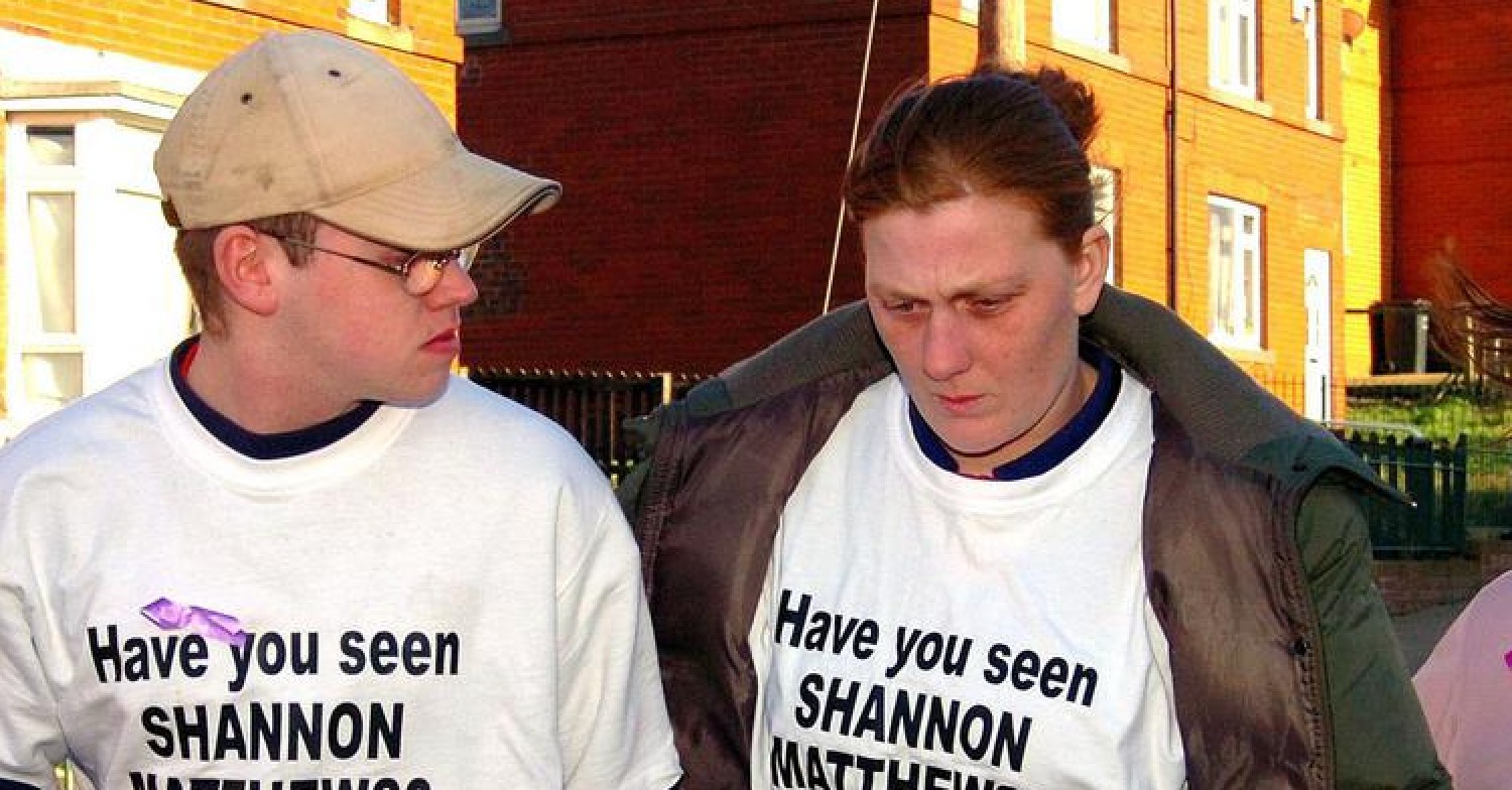 Craig Meehan and Karen Matthews wearing Shannon campaign t-shirts