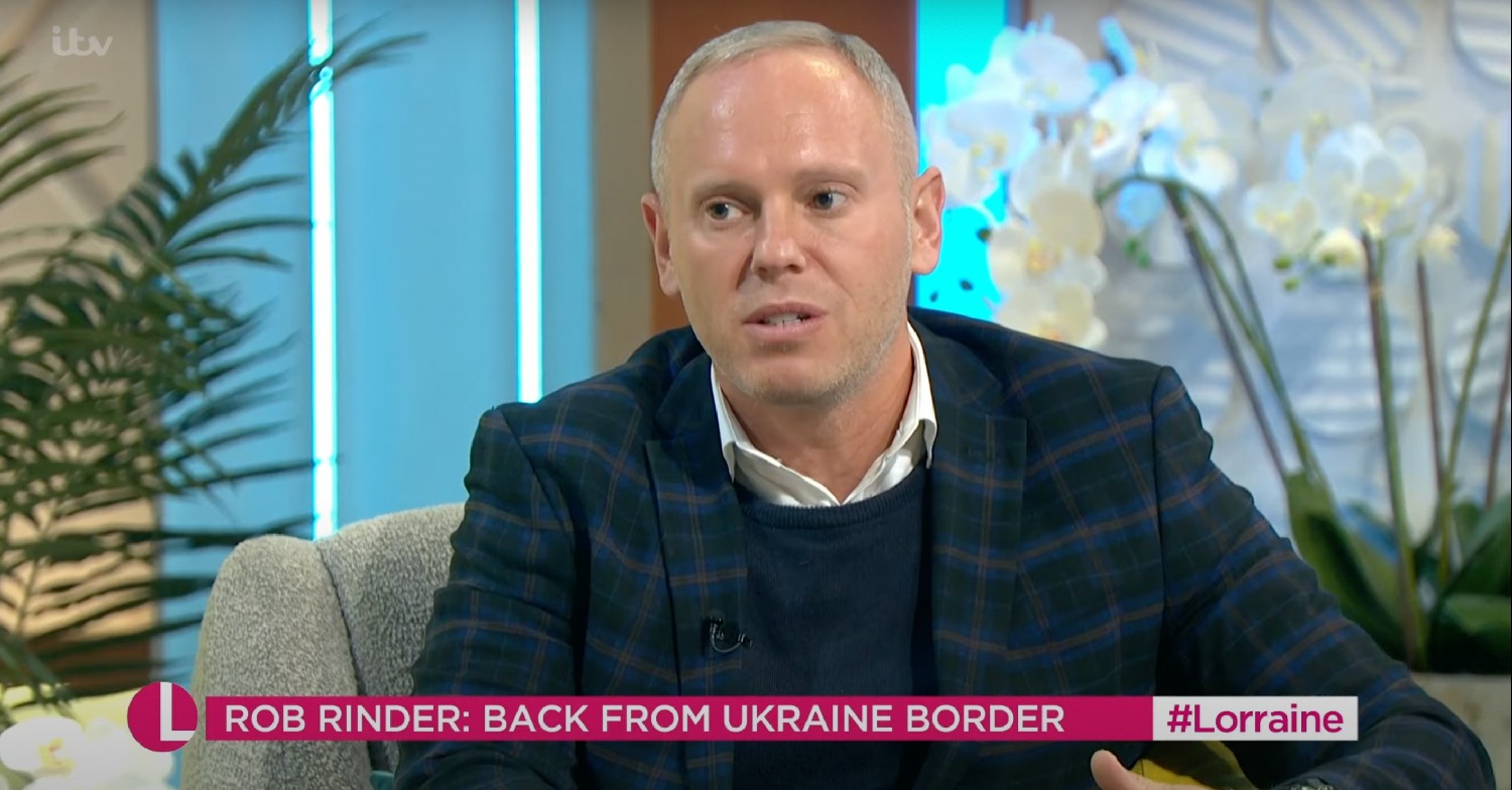 Rob Rinder talking on Lorraine 