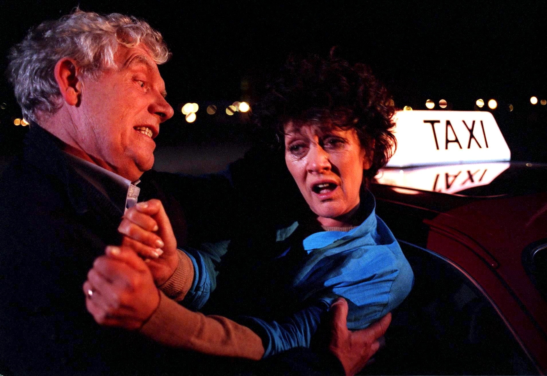 Don Brennan and Alma Baldwin in Coronation Street