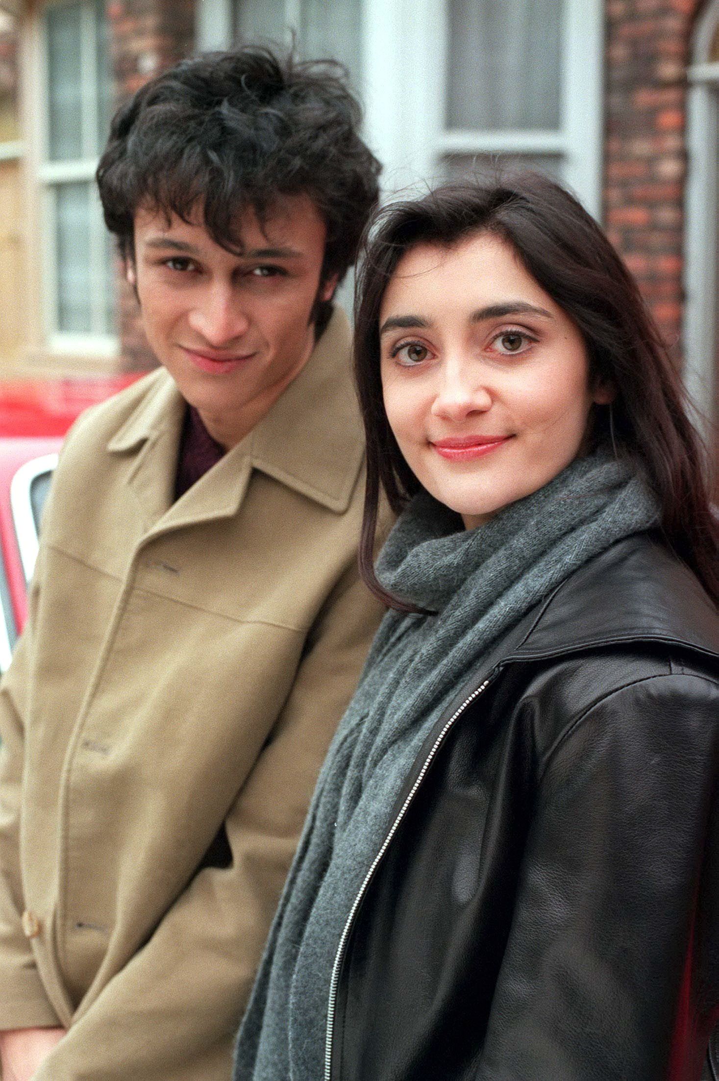 Coronation Street Vikram and Nita smile