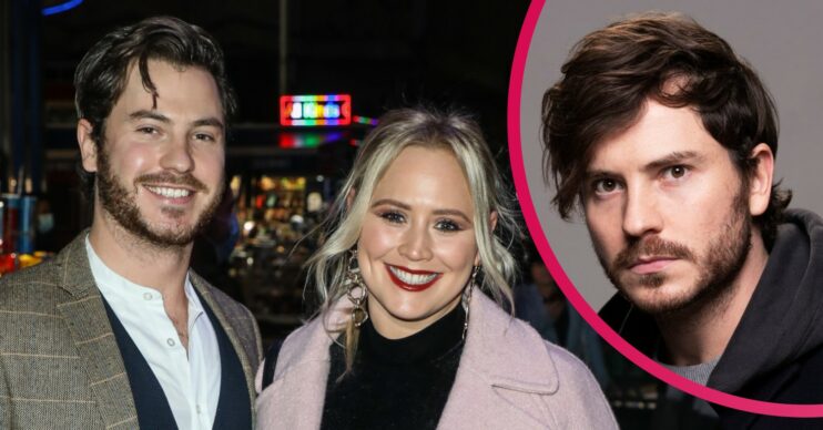 toby-alexander smith in eastenders and with girlfriend Amy