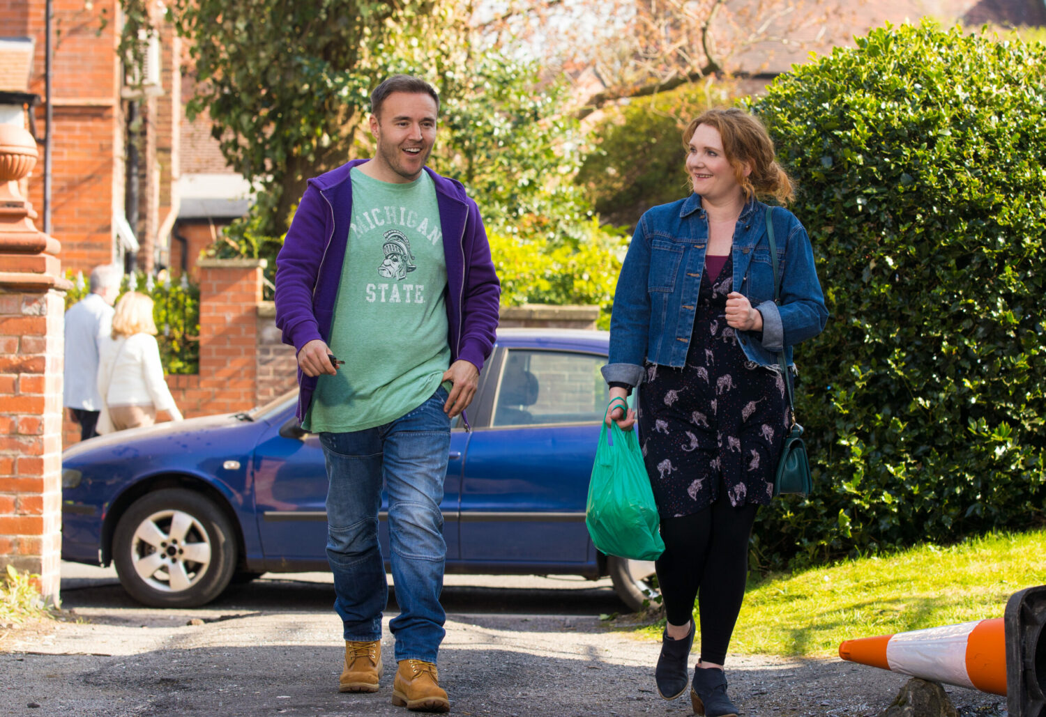 Tyrone Dobbs gives Fiz Stape a lift home and it's clear the spark is still there