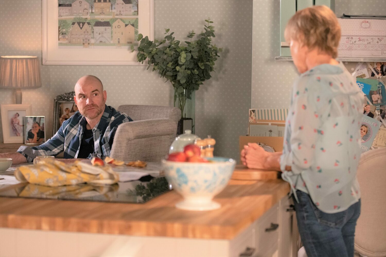 Coronation Street Sally and Tim discuss impotence