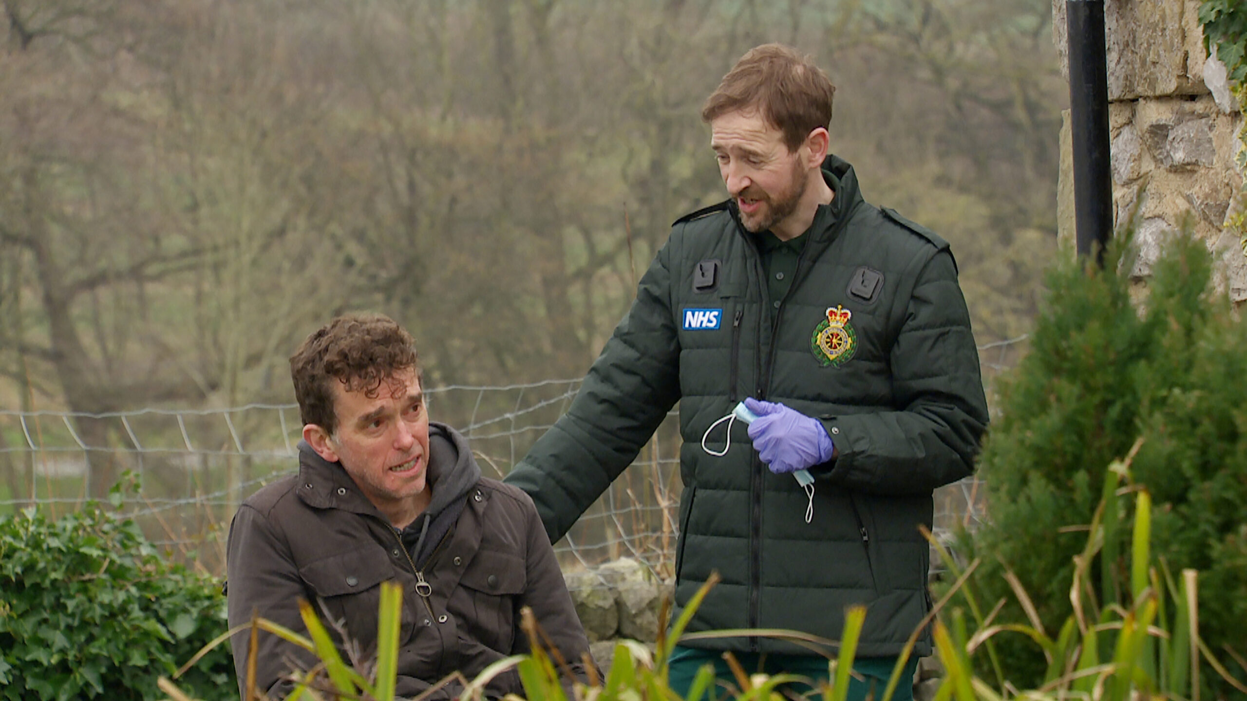 Marlon returns home in Emmerdale 