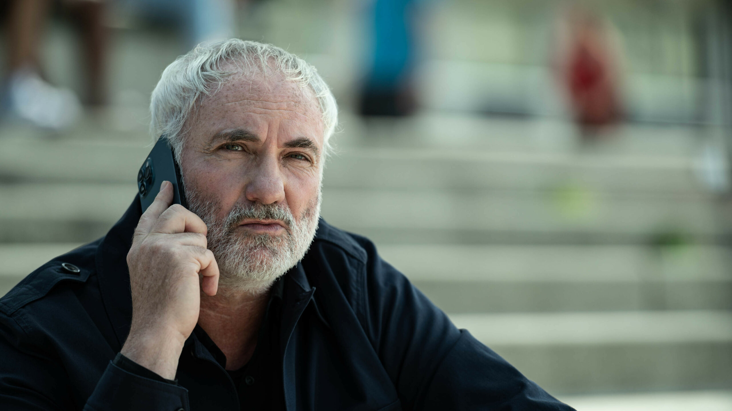 Konstantin on the phone in Killing Eve