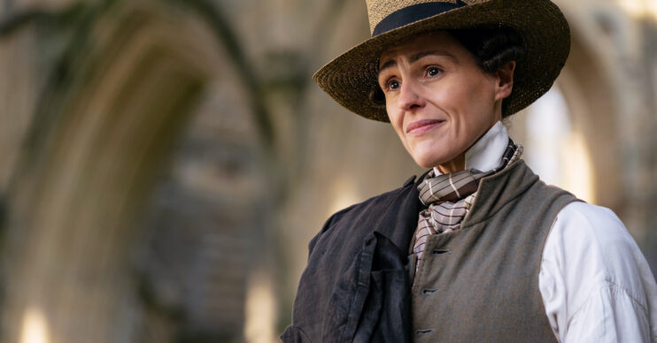Suranne Jones smiles as Anne Lister in Gentleman Jack season 2