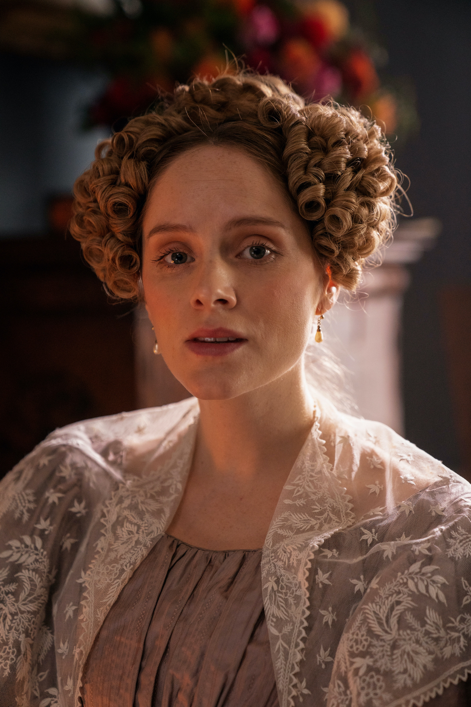 Ann Walker pouting for the camera in Gentleman Jack season 2