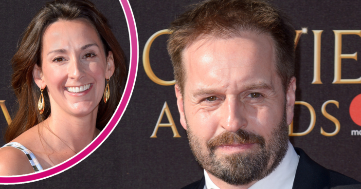 Alfie Boe and his wife Sarah at the Olivier Awards