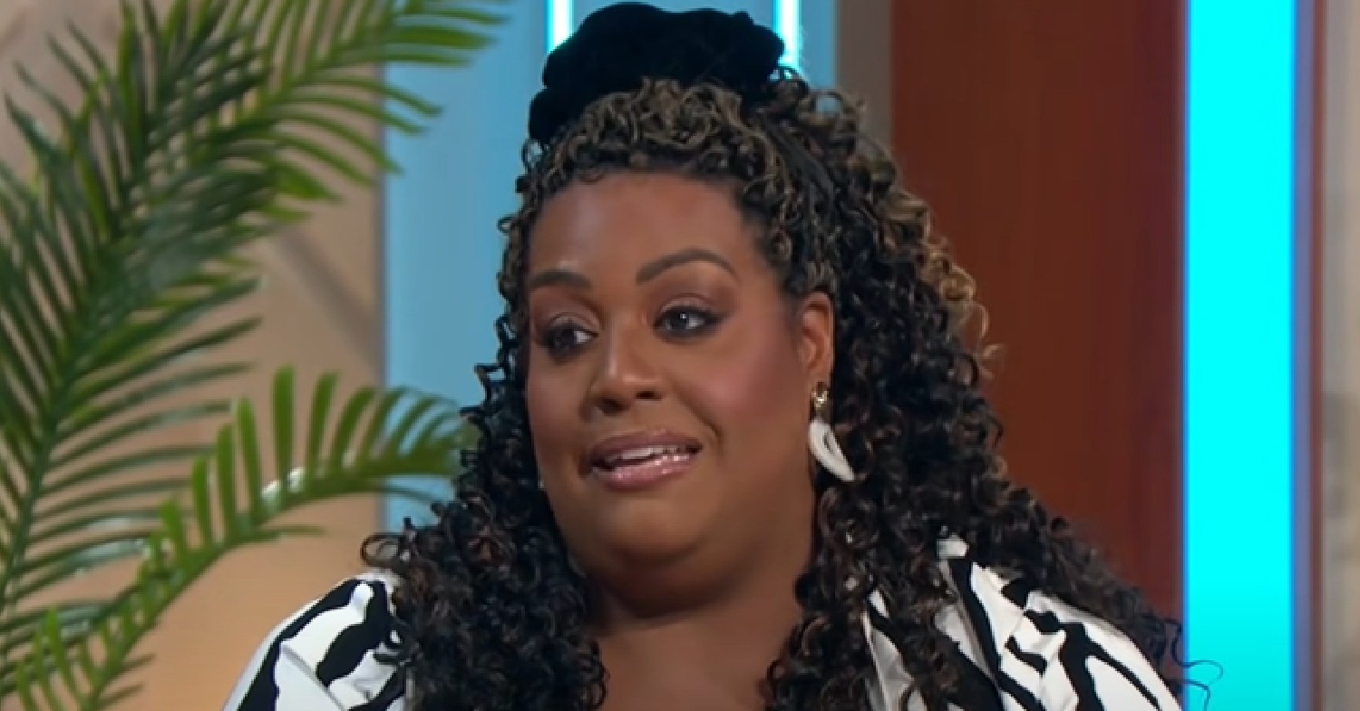 This Morning host Alison Hammond in animal print top on Lorraine 