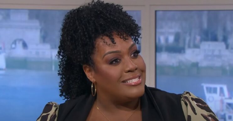 Alison Hammond smiling on This Morning today - April 6, 2022