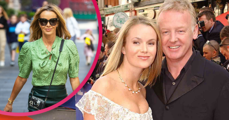 Amanda Holden with first husband Les Dennis