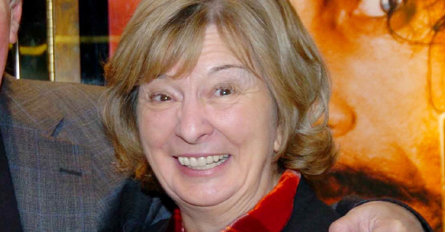 Ann Davies smiling at event