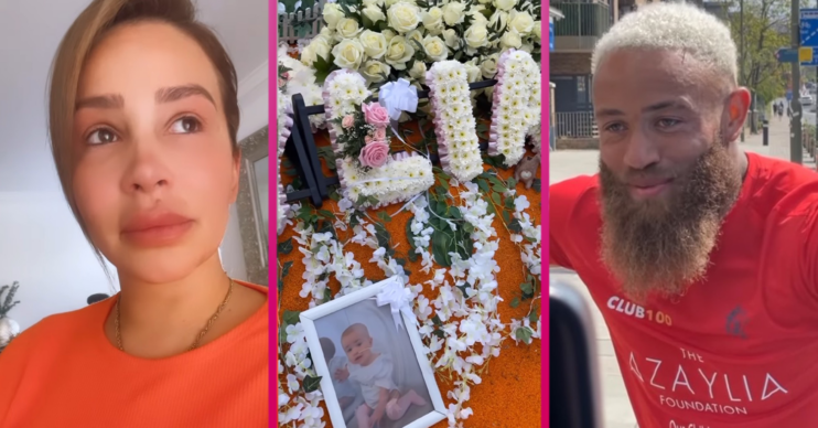 Safiyya Vorajee, Ashley Cain and Azaylia's grave