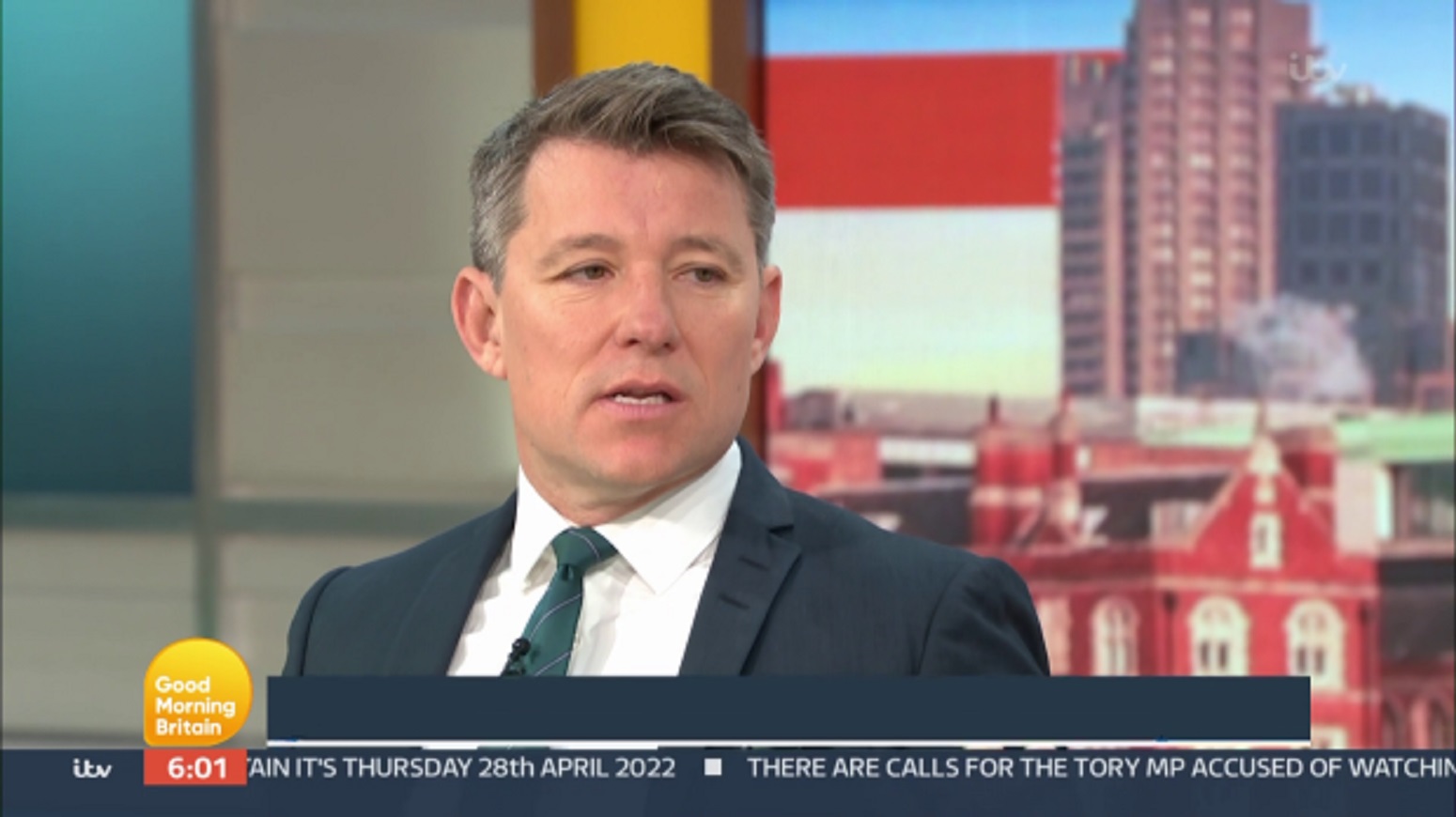 Ben Shephard on GMB today 