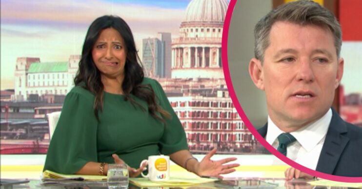 Ranvir Singh and Ben Shephard on GMB today