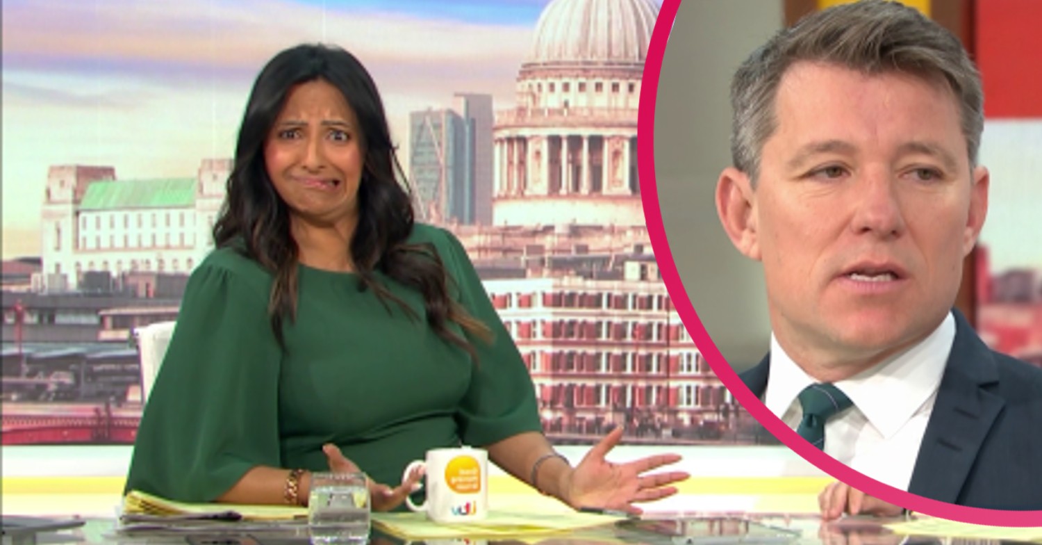 Ranvir Singh and Ben Shephard on GMB today