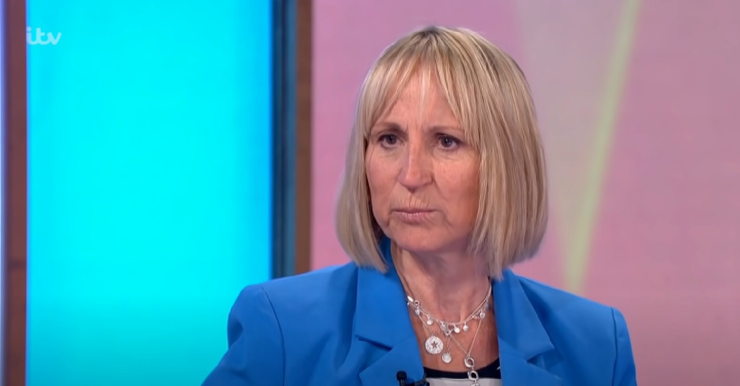 Carol McGiffin looks serious on Loose Women