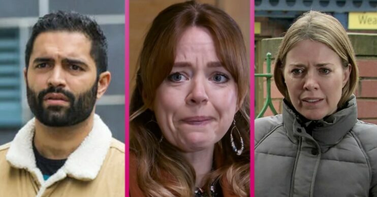 Coronation Street characters Imran Toyah and Abi