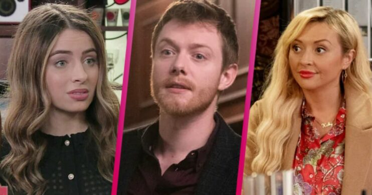 Coronation Street characters Daisy, Daniel and Nicky
