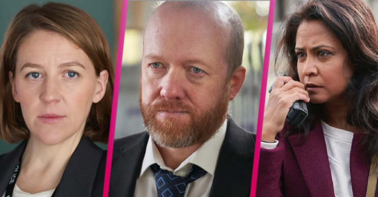 Cast of DI Ray looking very serious