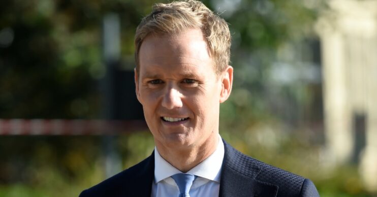 BBC Breakfast presenter Dan Walker smiling on set