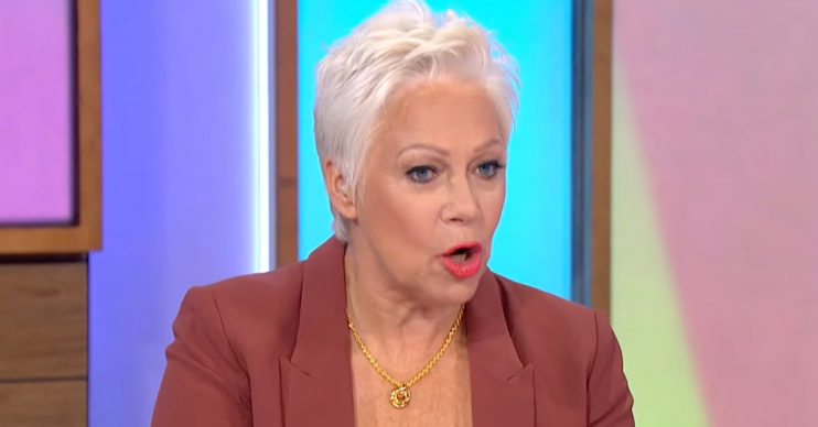 Denise Welch shouting on Loose Women