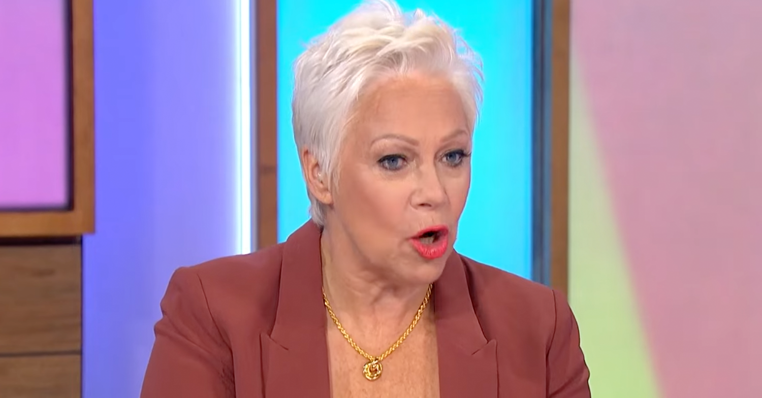 Denise Welch shouting on Loose Women