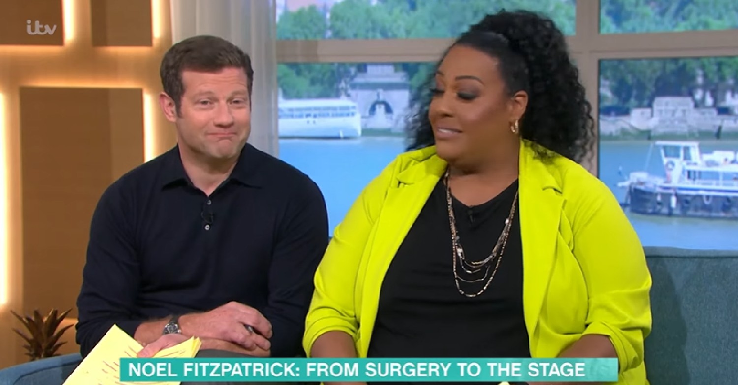 Dermot O'Leary looks emotional alongside Alison Hammond on This Morning today April 22, 2022