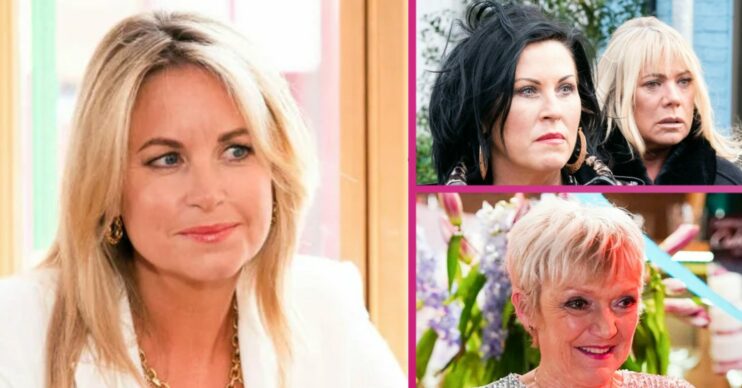 EastEnders Sam Mitchell Kat Slater Sharon Watts and Jean Slater