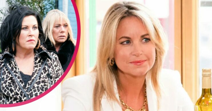 EastEnders Kat Slater Sharon Watts and Sam Mitchell