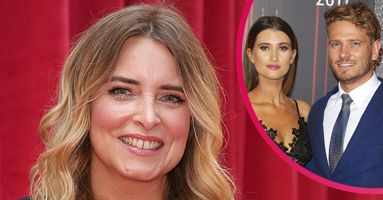 Emma Atkins Charley Webb and Matthew Wolfenden