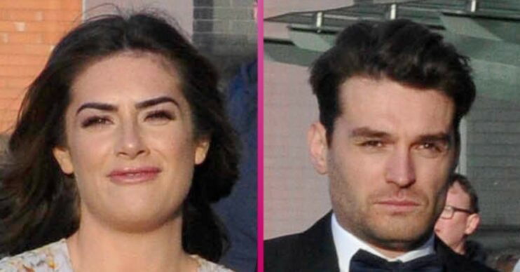 Emmerdale stars Isabel Hodgins and Lawrence J Robb