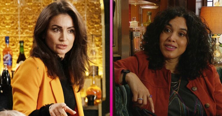 Emmerdale characters Leyla Cavanagh and Suzy