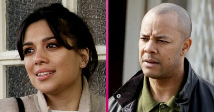 Emmerdale characters Priya Sharma and Al Chapman
