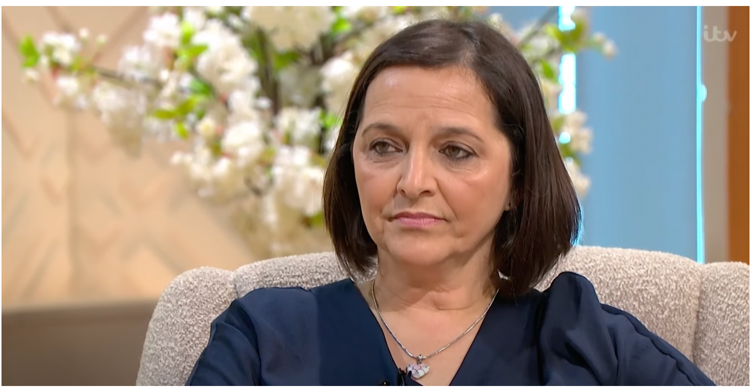 Figen Murray during interview on ITV Lorraine