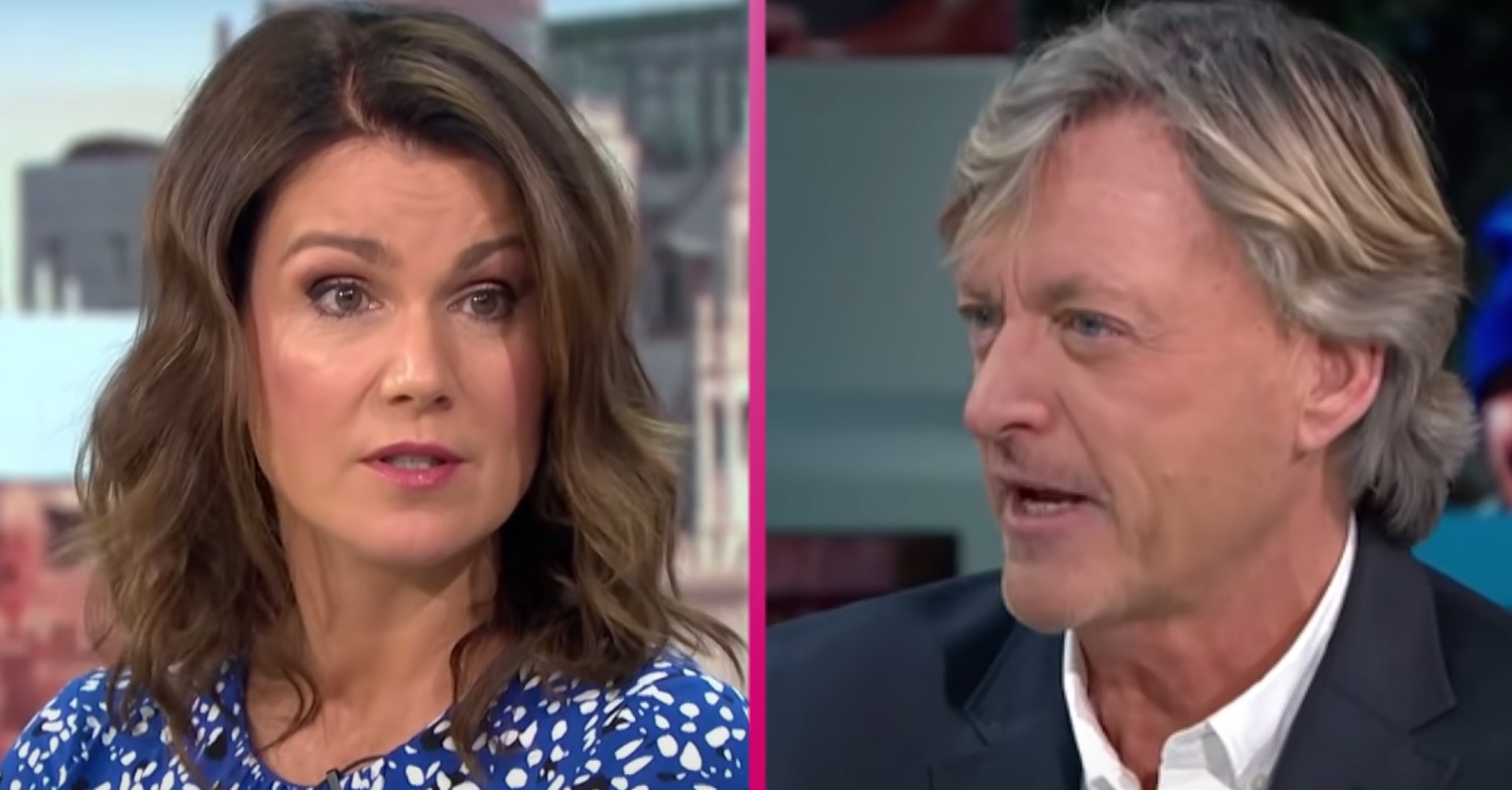 SUSANNA REID and Richard Madeley presenting GMB