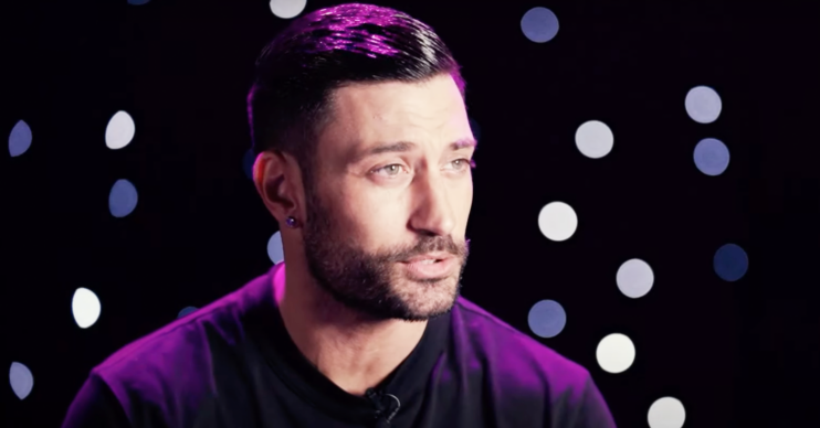 Giovanni Pernice looking sombre during interview