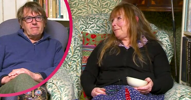Gogglebox stars Gyles and Mary on the show
