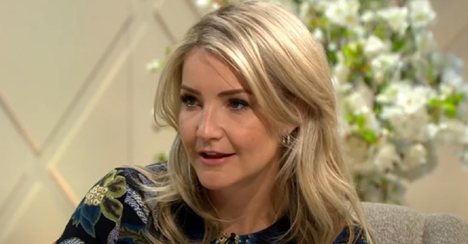 Helen Skelton during interview on Lorraine
