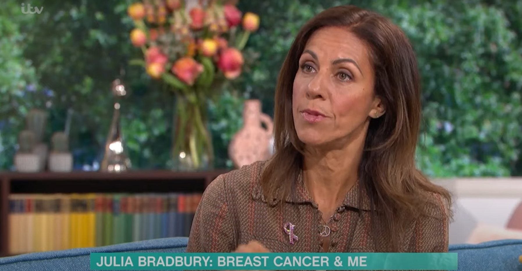Julia Bradbury on This Morning today