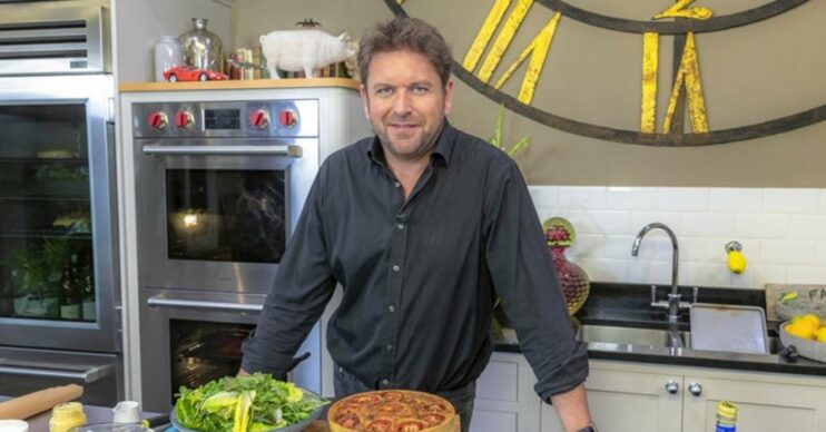 James Martin smiling on his Saturday Morning show