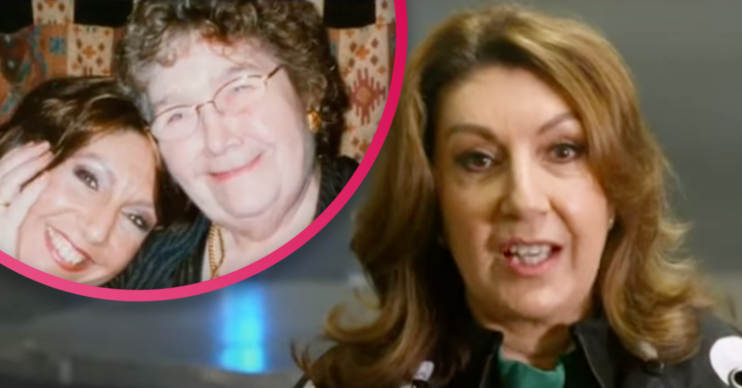 Jane McDonald with her mum